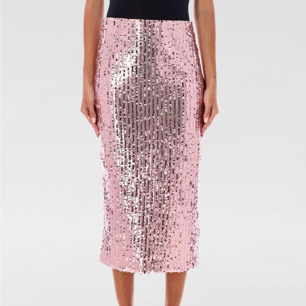 Rotate Pink Sequin Skirt